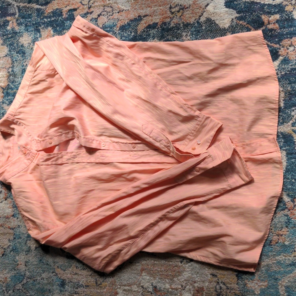 English show shirt peachy pink